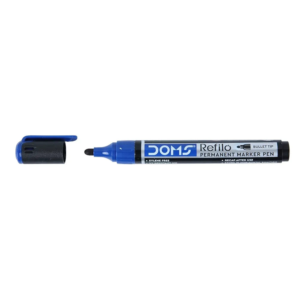 DOMS 7415- BLUE PERMANENT MARKER DOMS 7415- BLUE PERMANENT MARKER